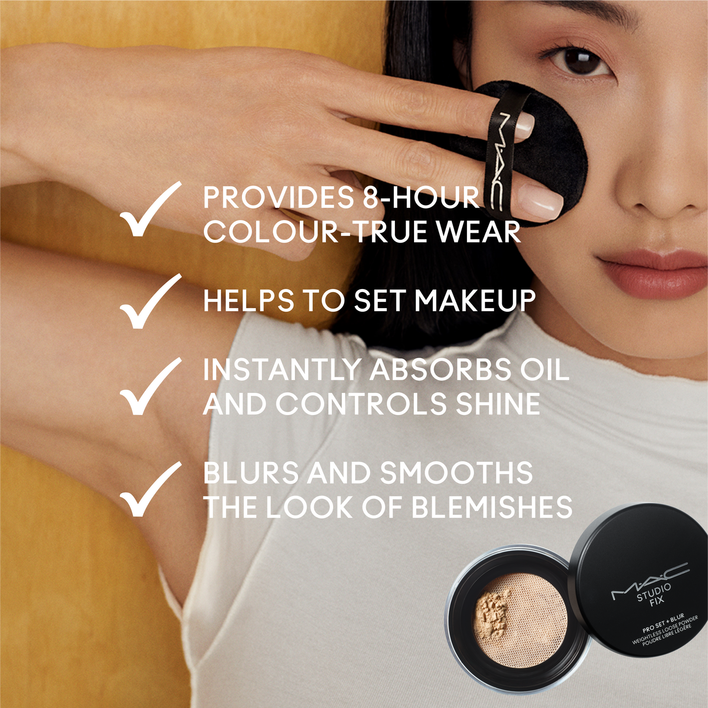 Studio Fix Pro Set and Blur Weightless Loose Powder with a soft refined finish for Daily Makeup