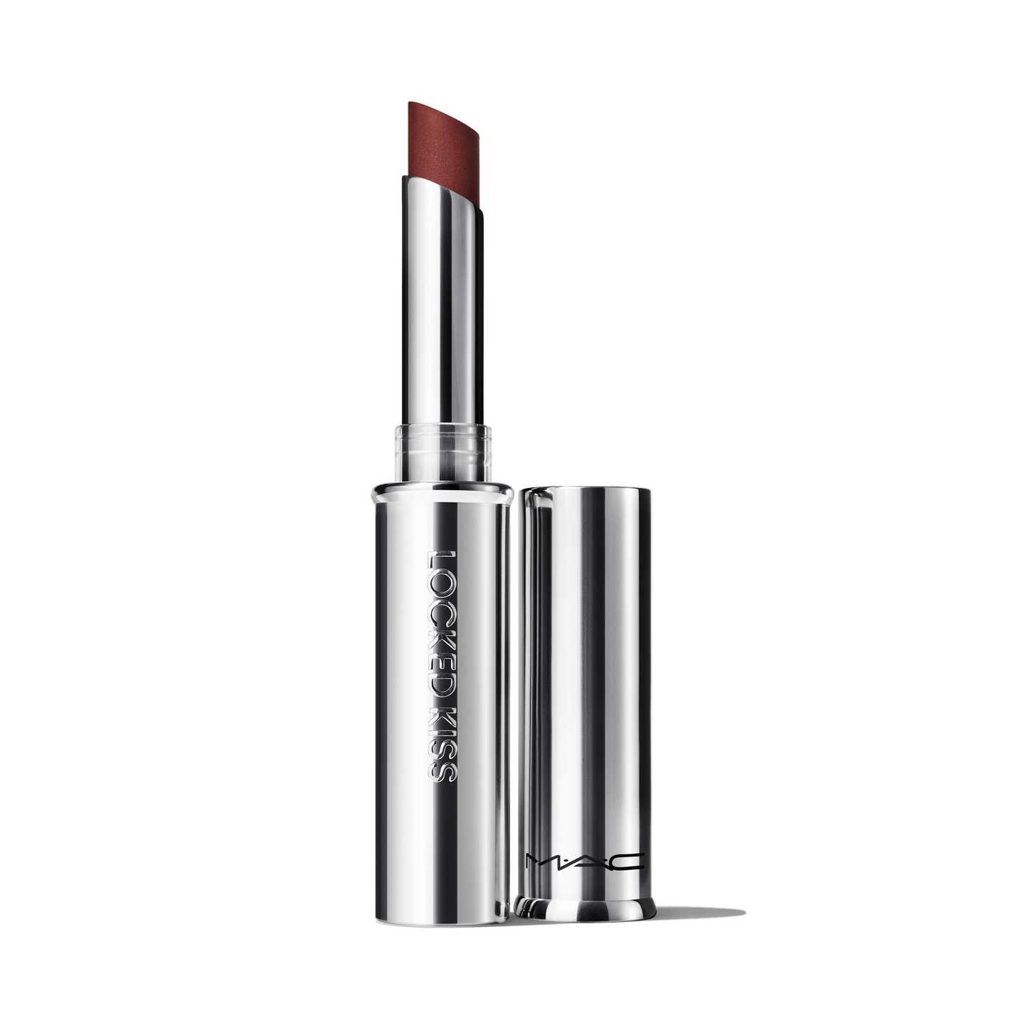 M A C Locked Kiss Longwear Lipstick with rich wearable color for Daily Makeup
