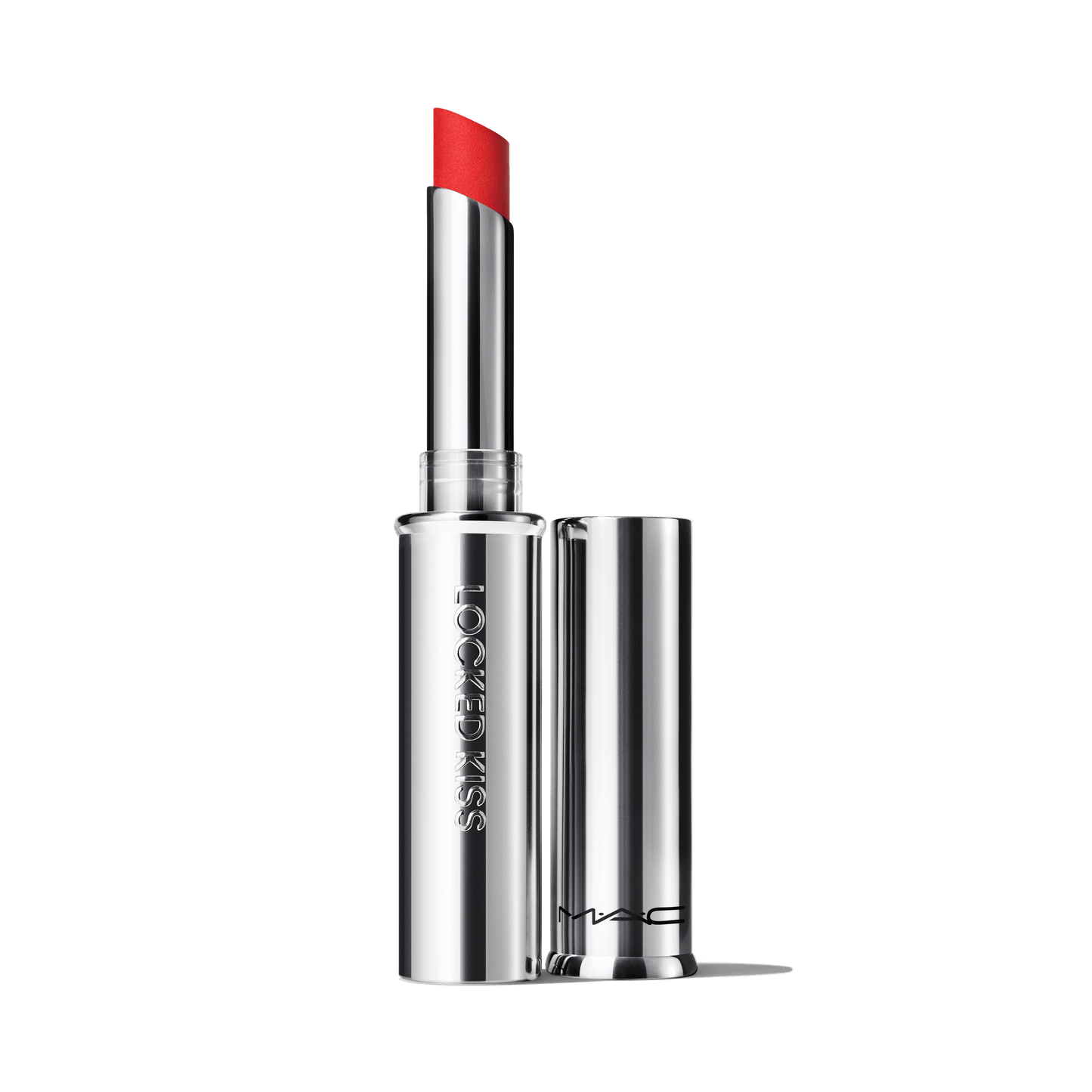 M A C Locked Kiss Longwear Lipstick with rich wearable color for Daily Makeup