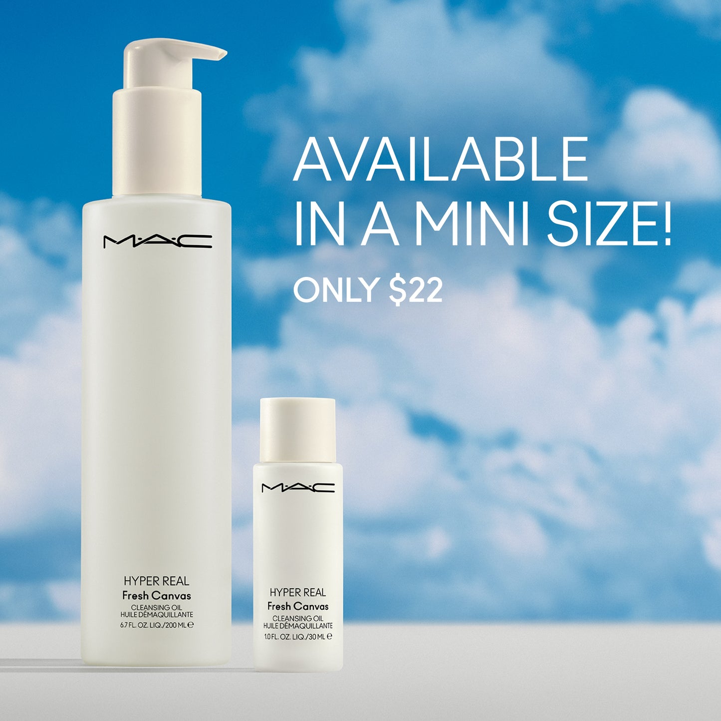 Hyper Real Fresh Canvas Cleansing Oil with gentle makeup removal for Daily Makeup