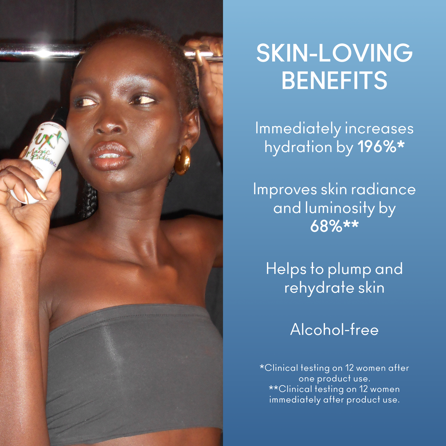 FIX and MAGIC RADIANCE Setting Spray with a refreshed makeup finish for Daily Makeup