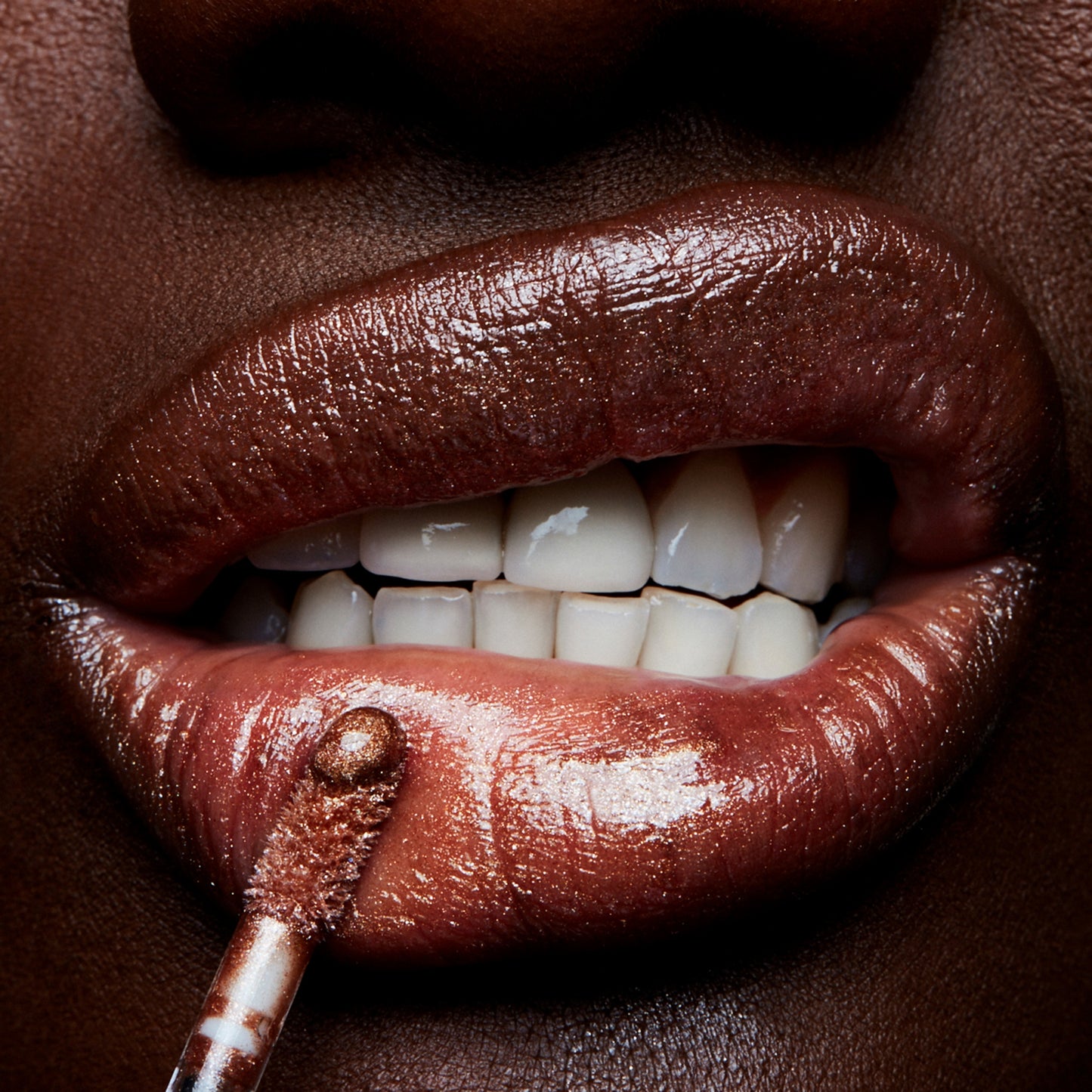 Lipglass with a polished glossy look for Daily Makeup