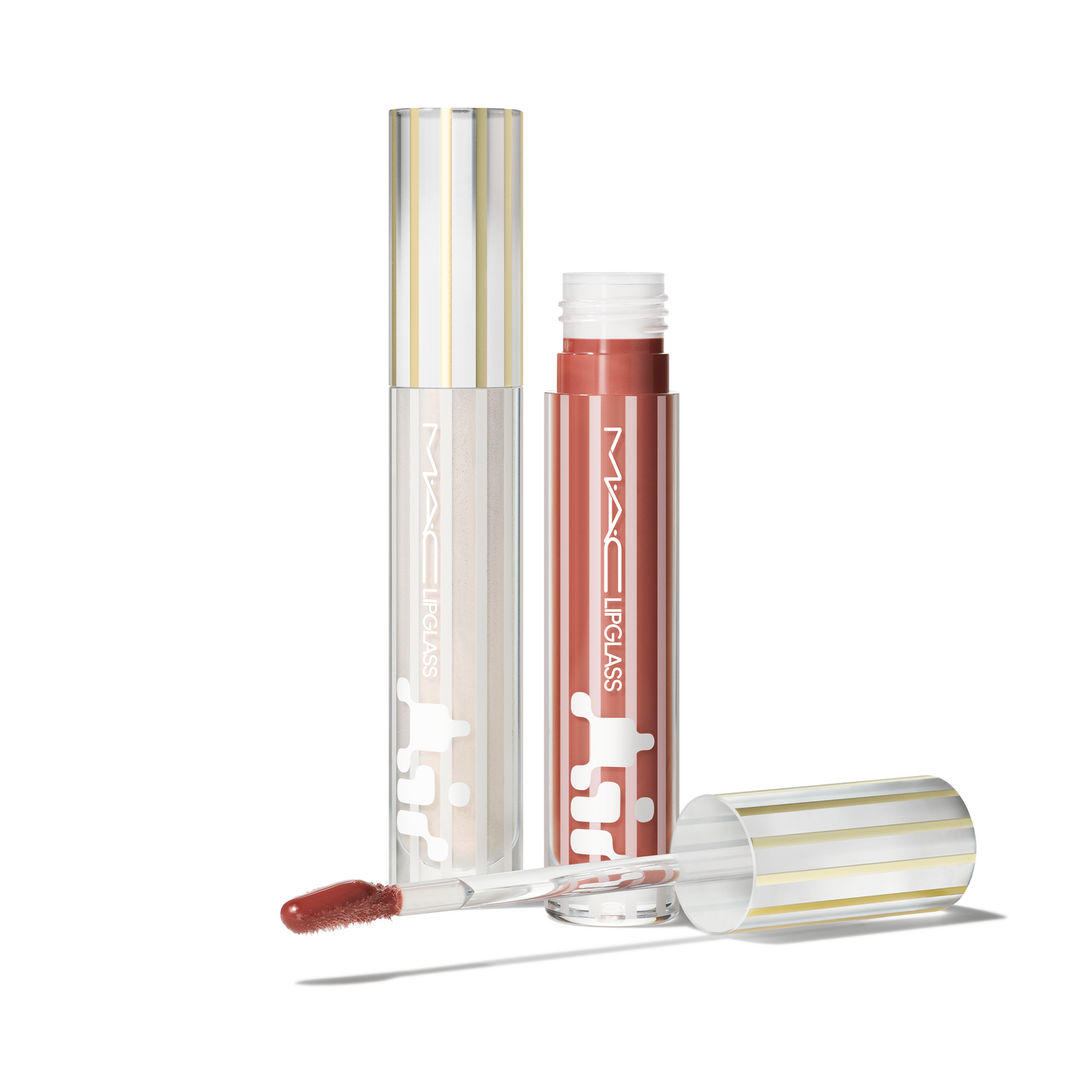 Two Glossy Lipglass Air Duo with coordinated lip looks for Daily Makeup