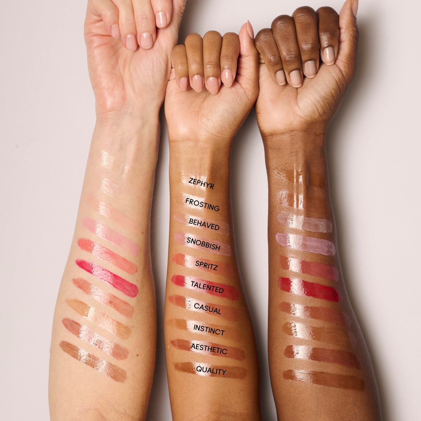 Two Glossy Lipglass Air Duo with coordinated lip looks for Daily Makeup