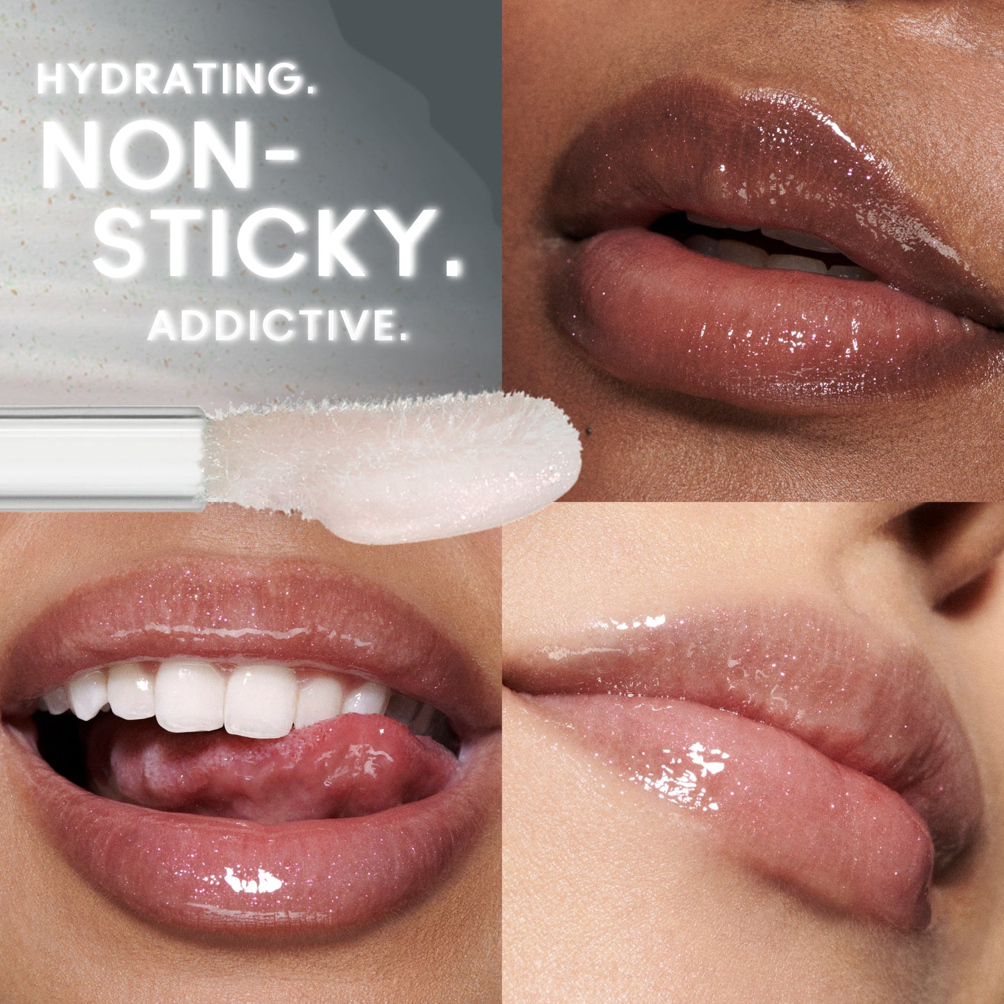 Two Glossy Lipglass Air Duo with coordinated lip looks for Daily Makeup