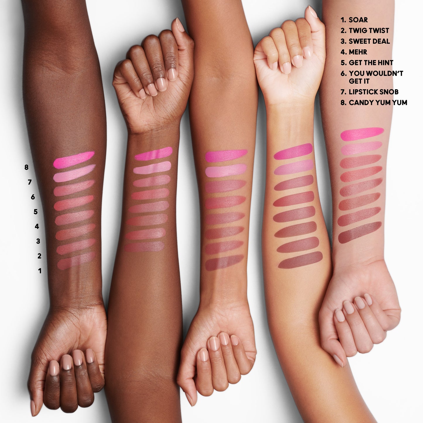M A Cximal Lip Duo Value Set with coordinated lip looks for Daily Makeup