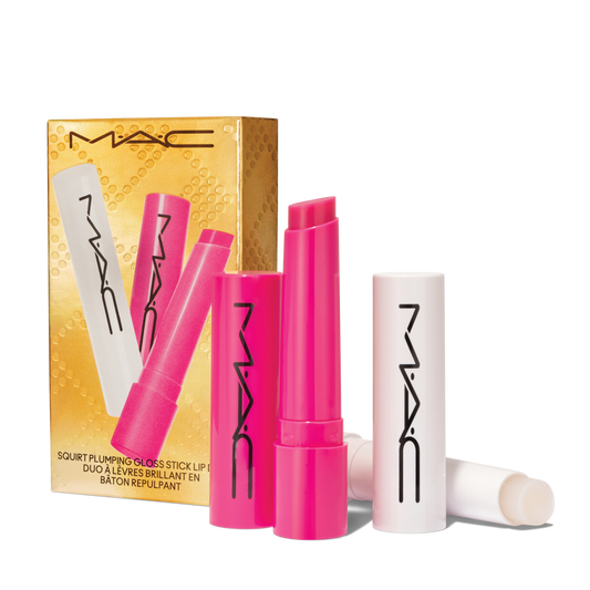 Squirt Plumping Gloss Stick Lip Duo Value Set with coordinated lip looks for Daily Makeup