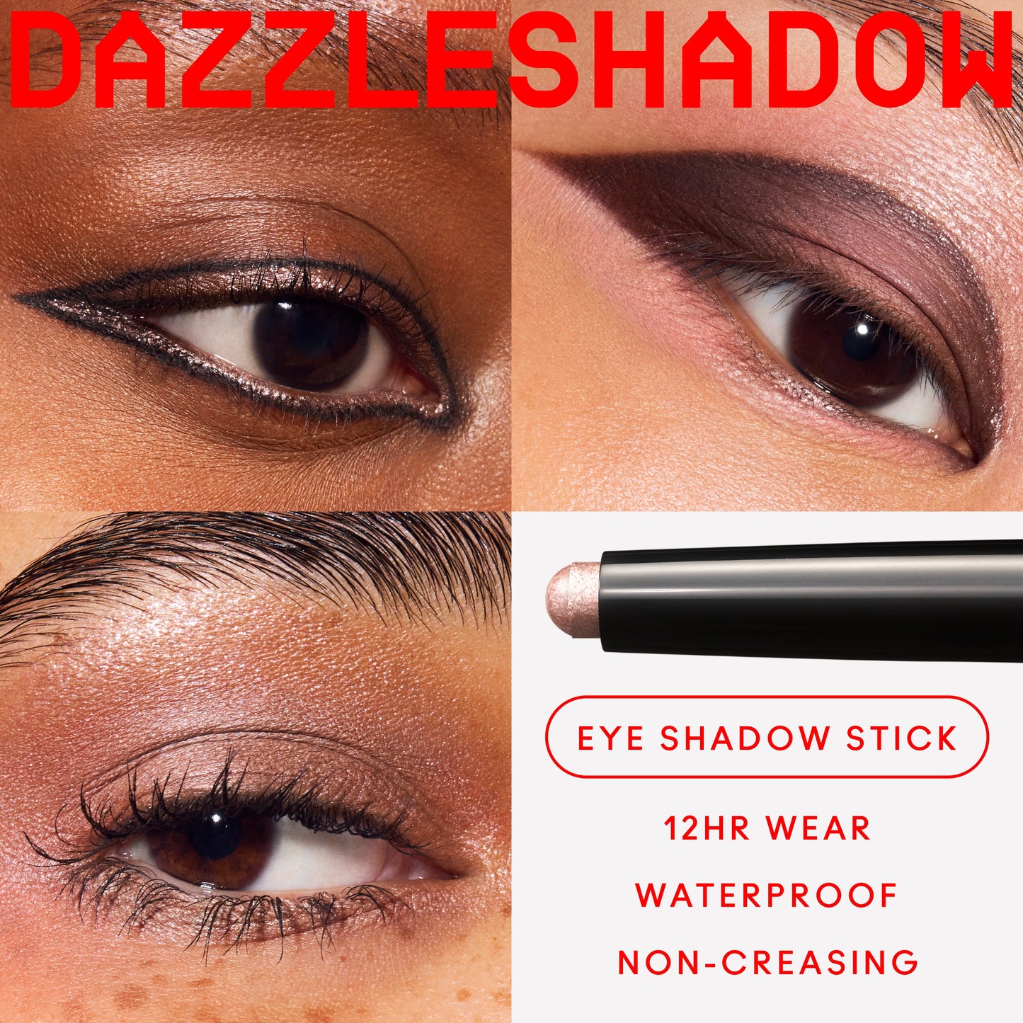 Dazzleshadow Eye shadow Sticks with blendable eye color for Daily Makeup