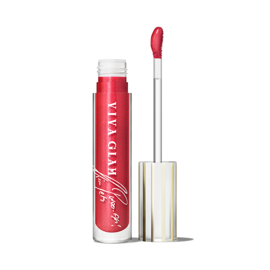 Viva Glam Lipglass Air with a polished glossy look for Daily Makeup