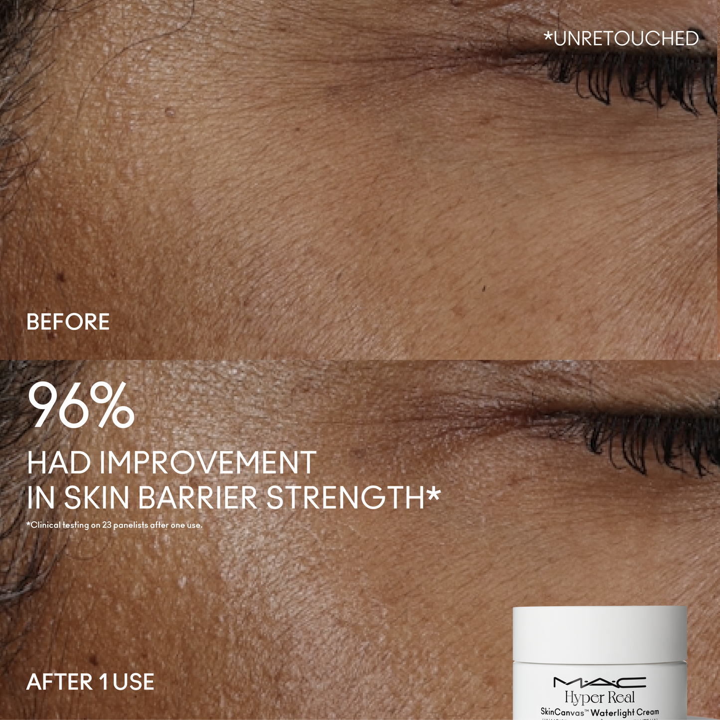 Hyper Real Skincanvas Waterlight Cream HA3 Moisturizer with comfortable moisture support for Daily Makeup