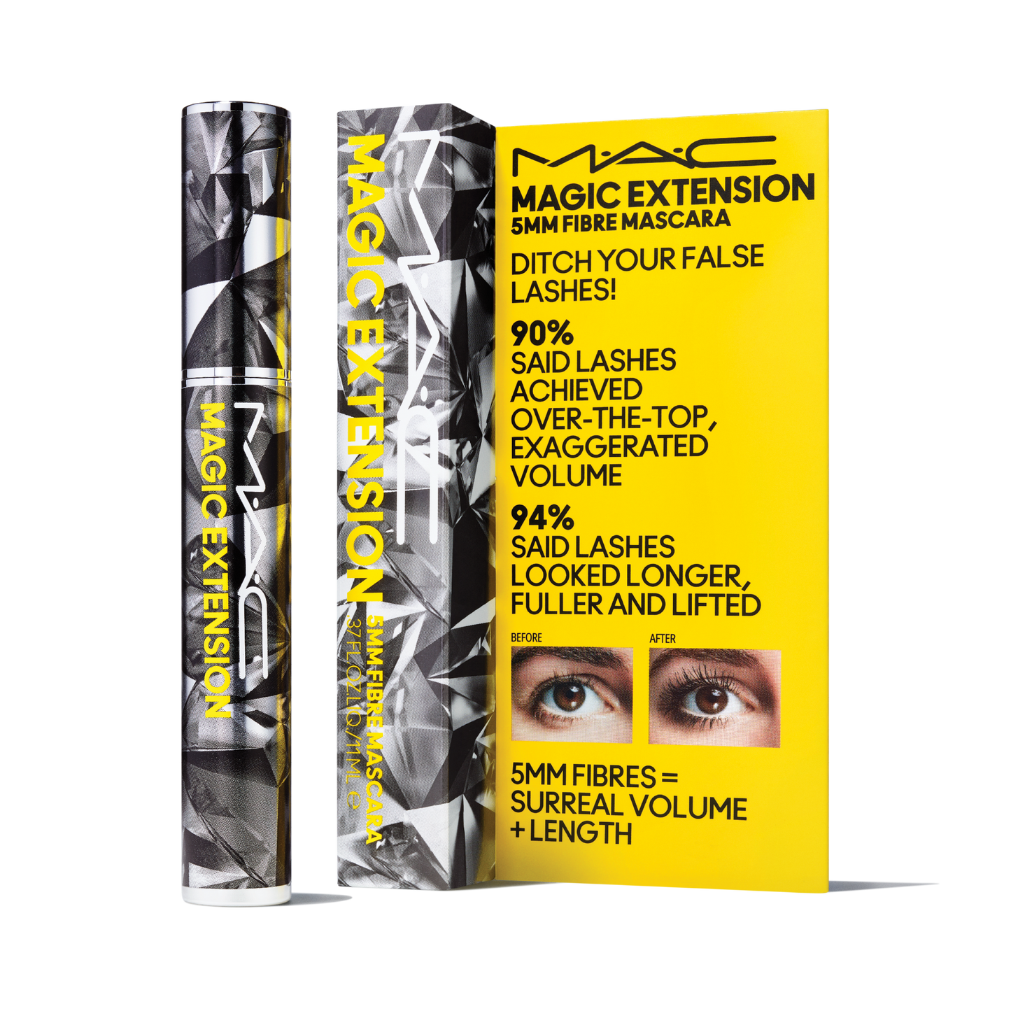 Magic Extension 5mm Fibre Mascara with defined looking lashes for Daily Makeup