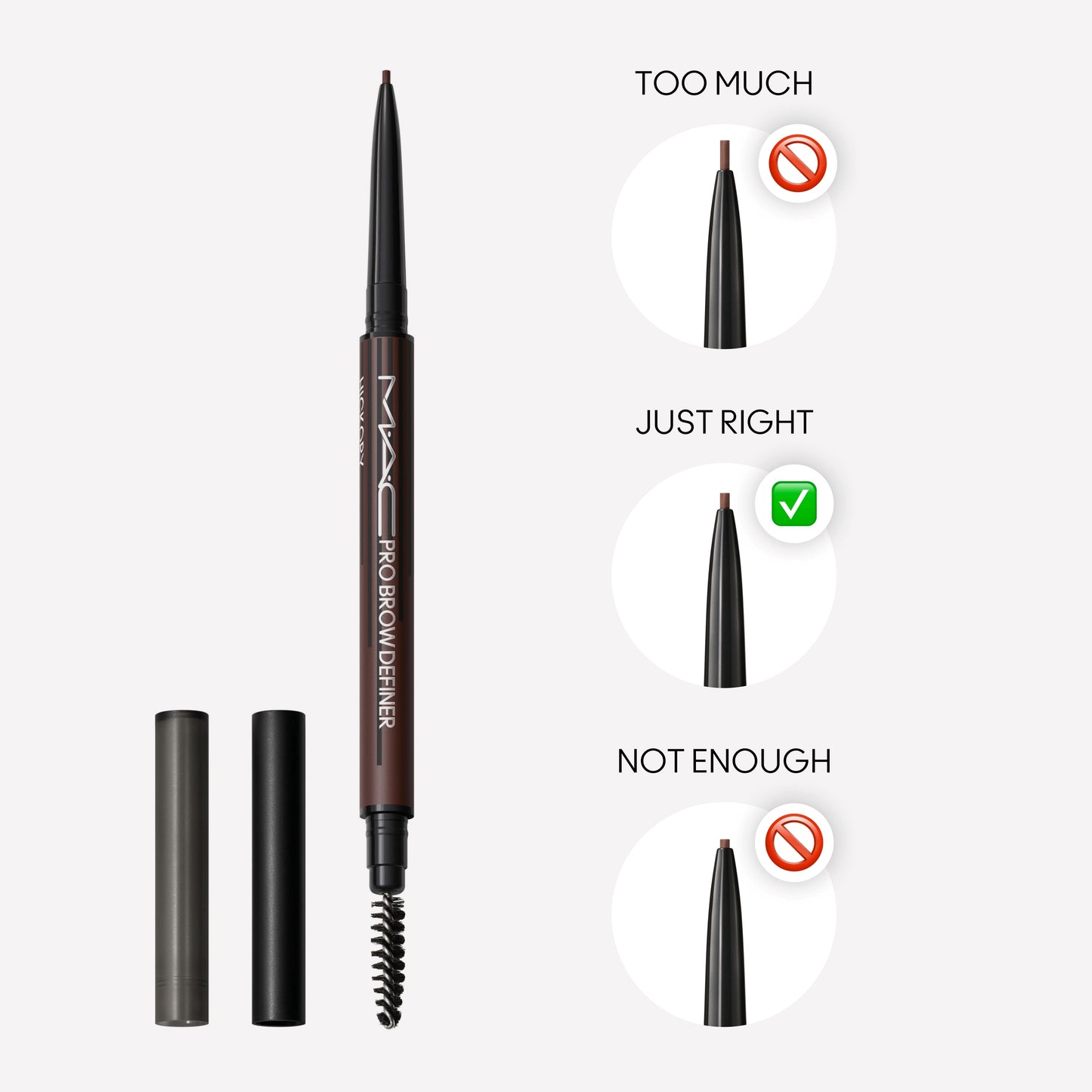 Pro Brow Definer 1mm Tip Brow Pencil with natural looking brow definition for Daily Makeup