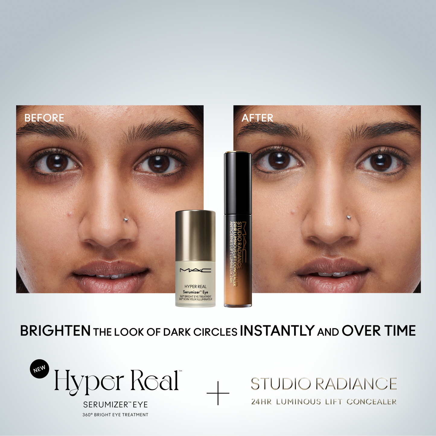 Hyper Real Serumizer Eye 360 Bright Eye Treatment with a refreshed looking eye area for Daily Makeup