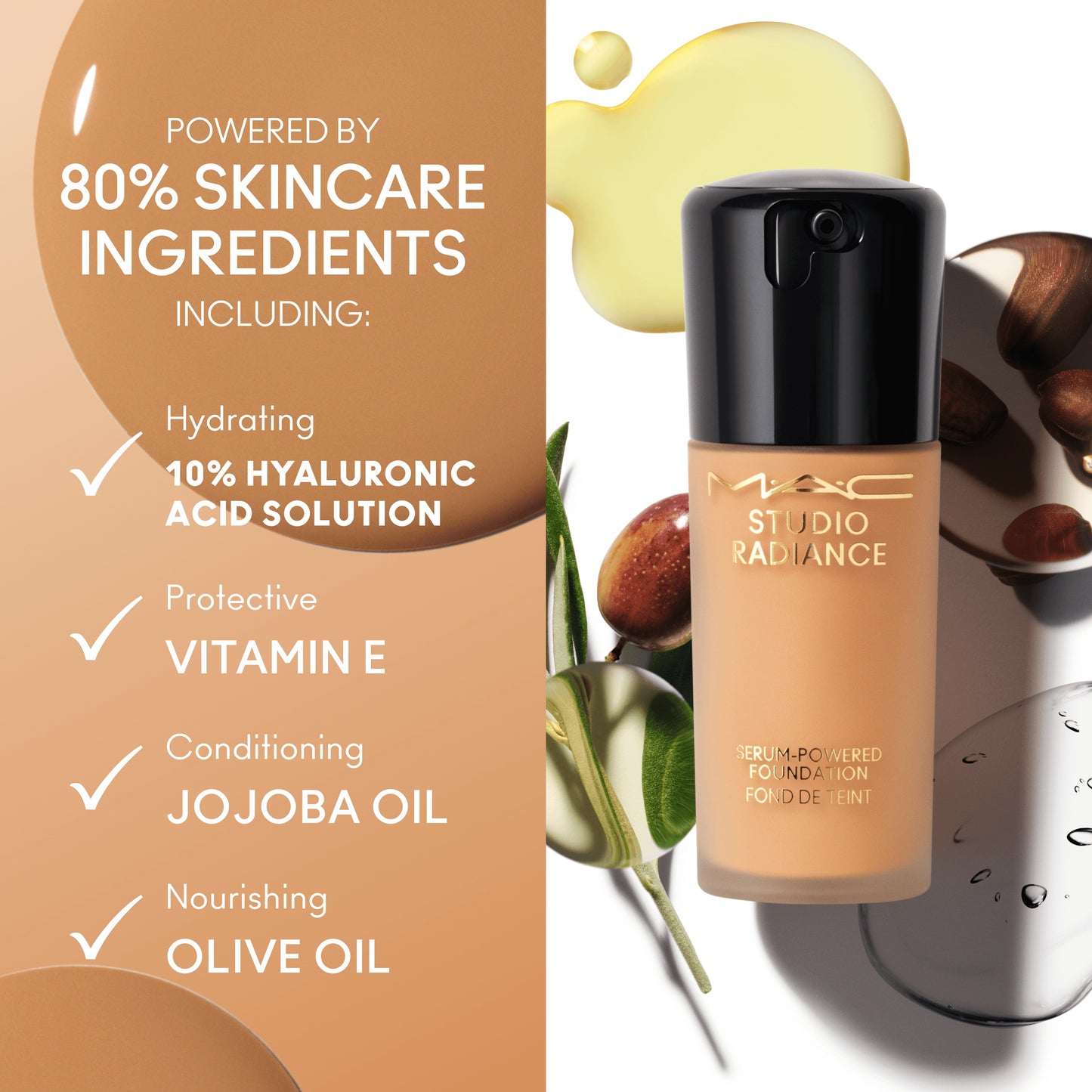 Studio Radiance Serum Powered Foundation with balanced hydration support for Daily Makeup